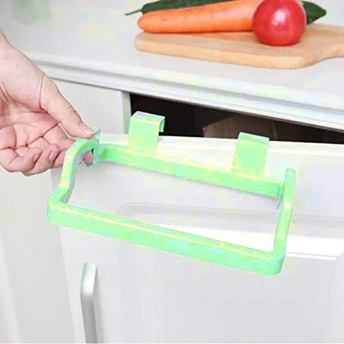 1168 Kitchen Plastic Garbage Bag Rack Holder ( Green Color ) - SkyShopy 1168 Kitchen Plastic Garbage Bag Rack Holder ( Green Color ) - SkyShopy